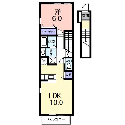 サン　ホライズン　ガーデン 202【管理NO：1-014212501-02020】 ★家具家電は申し込み後に搬入します 2026年07月下旬入居可能の外観画像