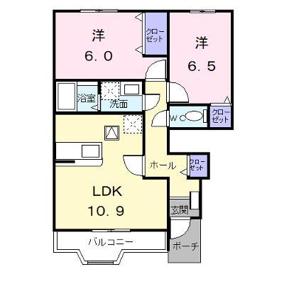 エスペランス 102【管理NO：1-013961501-01020】 ★家具家電は申し込み後に搬入します★ ★2026年10月下旬入居可能★の外観画像