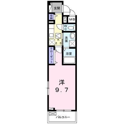 アリエッタ福室Ｍ 105【管理NO：1-027028701-01050】 ★家具家電は申し込み後に搬入します★の外観画像