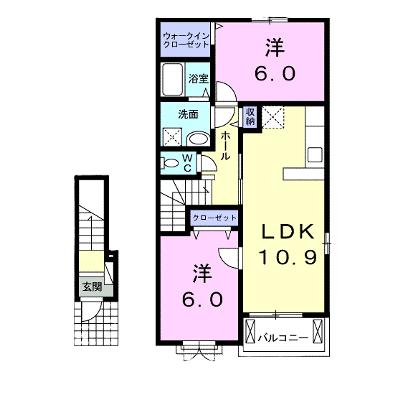 ピーメイルＢ 203【管理NO：1-022136302-02030】 ★家具家電は申し込み後に搬入します 2026年07月中旬入居可能の外観画像