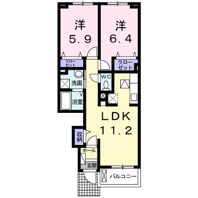 グレイスハーモニーⅢ 102【管理NO：1-021882203-01020】 ★家具家電は申し込み後に搬入します 2026年07月下旬入居可能の外観画像