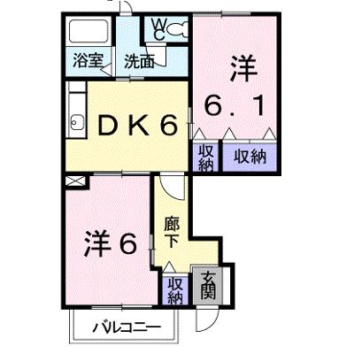 フォルモーント郷古Ⅲ 102【管理NO：1-011856901-01020】 ★家具家電は申し込み後に搬入しますの外観画像