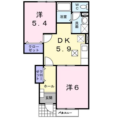 グランデパインヒルズＣ 102【管理NO：1-011613603-01020】 ★家具家電は申し込み後に搬入しますの外観画像