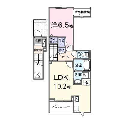 ルーチェフルサワＧＪ 205【管理NO：1-028655501-02050】 ★家具家電は申し込み後に搬入します 2026年10月上旬入居可能の外観画像