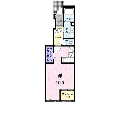 ＣＬＯＶＥ　ー　Ⅱ 101【管理NO：1-027114102-01010】 ★家具家電は申し込み後に搬入しますの外観画像