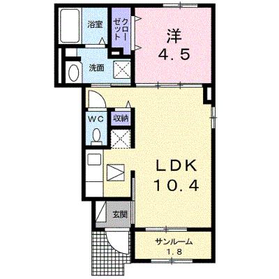 カーサ　アリエッタ　Ｃ 105【管理NO：1-025527401-01050】 ★家具家電は申し込み後に搬入します 2026年07月上旬入居可能の外観画像