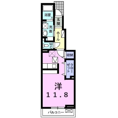 ルポゼ　Ⅲ 103【管理NO：1-022996301-01030】 ★家具家電は申し込み後に搬入しますの外観画像