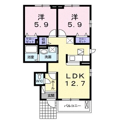 フルハウス 102【管理NO：1-022369701-01020】 ★家具家電は申し込み後に搬入しますの外観画像