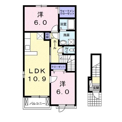 ピーメイルＡ 201【管理NO：1-022136301-02010】 ★家具家電は申し込み後に搬入しますの外観画像