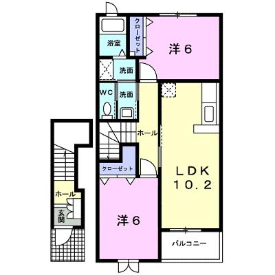 エクセラン・メゾンＢ 202【管理NO：1-013580502-02020】 ★家具家電は申し込み後に搬入しますの外観画像