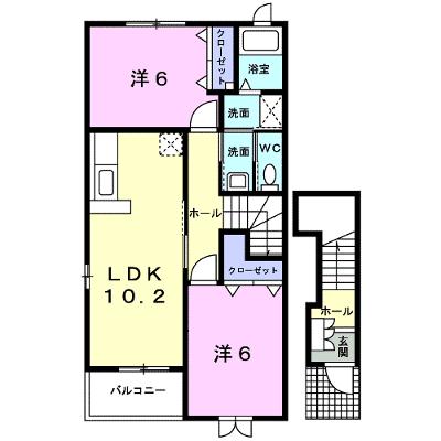 エクセラン・メゾンＢ 201【管理NO：1-013580502-02010】 ★家具家電は申し込み後に搬入しますの外観画像