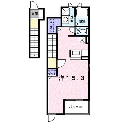 ハニーグレイス 204【管理NO：1-013498601-02040】 ★家具家電は申し込み後に搬入しますの外観画像