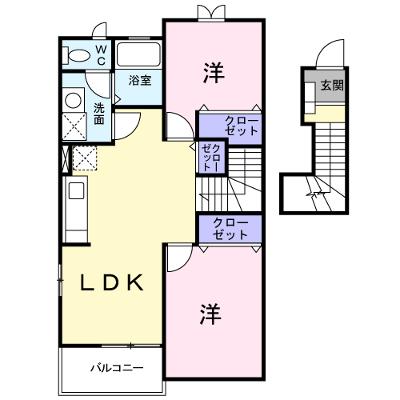 グランデパインヒルズＢ 204【管理NO：1-011613602-02040】 ★家具家電は申し込み後に搬入しますの外観画像