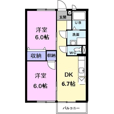 フィオーレＡ 202【管理NO：1-009512101-02020】 ★家具家電は申し込み後に搬入しますの外観画像