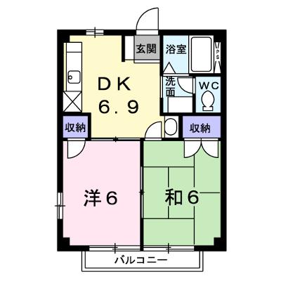 コーポさざんかⅡ 203【管理NO：1-004090901-02030】 ★家具家電は申し込み後に搬入します 2026年07月中旬入居可能の外観画像