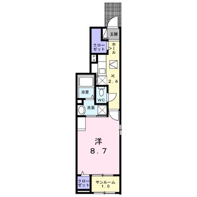 アイリーベース 101【管理NO：1-028562301-01010】 ★家具家電は申し込み後に搬入します★の外観画像