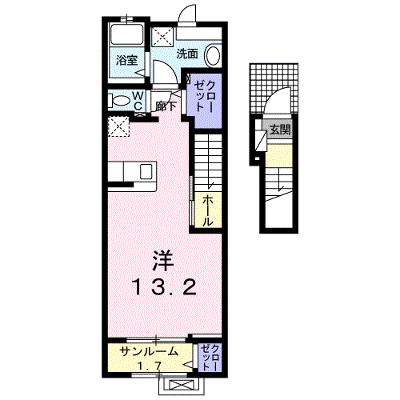 ミ・アモーレジデンス 203【管理NO：1-025202501-02030】 ★家具家電は申し込み後に搬入します★の外観画像