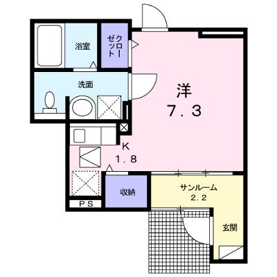 イリーデ 102【管理NO：1-021667401-01020】 ★家具家電は申し込み後に搬入します★の外観画像