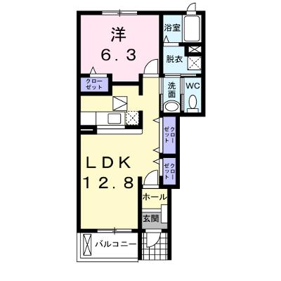 エクセレント・ジールⅠ 103【管理NO：1-013763201-01030】 ★家具家電は申し込み後に搬入します★の外観画像
