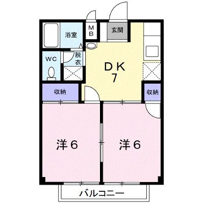 アーバンステートⅠ 203【管理NO：1-004005401-02030】 ★家具家電は申し込み後に搬入します★の外観画像
