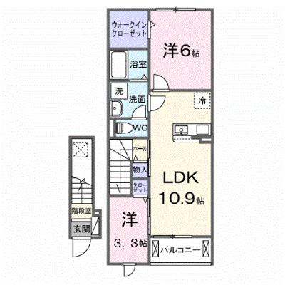 ノア・メゾン 204【管理NO：1-028700301-02040】 ★家具家電は申し込み後に搬入します★ ★2026年10月上旬入居可能★の外観画像
