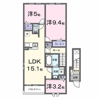 レジデンス・アスナロ 201【管理NO：1-028681901-02010】 ★家具家電は申し込み後に搬入します★ ★2026年09月上旬入居可能★の外観画像