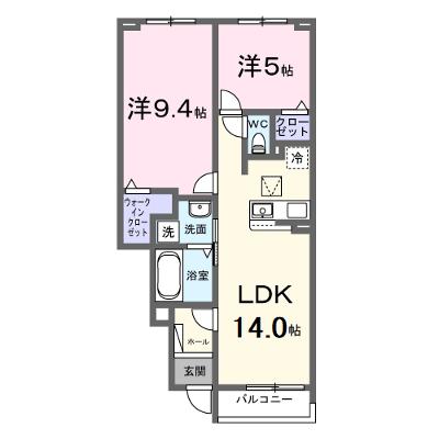 レジデンス・アスナロ 104【管理NO：1-028681901-01040】 ★家具家電は申し込み後に搬入します★ ★2026年09月上旬入居可能★の外観画像