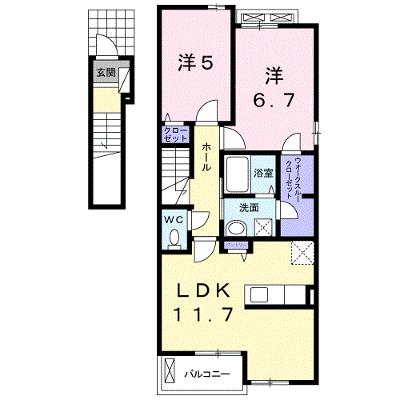 グランブリッサＡ 201【管理NO：1-022524301-02010】 2026年07月上旬入居可能の外観画像