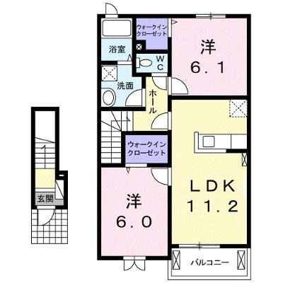 エクセレント　ジールⅥ 204【管理NO：1-022188401-02040】 ★家具家電は申し込み後に搬入します★の外観画像