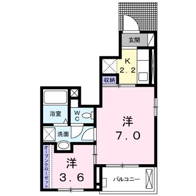 ＳｕｎｎｙＴｏｗｎ　くわばらＣ 101【管理NO：1-021414801-01010】 ★家具家電は申し込み後に搬入します★の外観画像