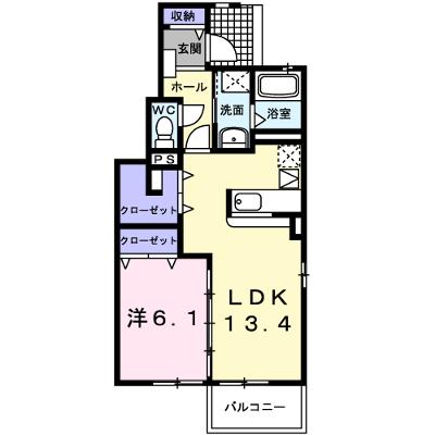 コットン　ヴィラ・イーストⅣ 101【管理NO：1-019566104-01010】 2026年07月中旬入居可能の外観画像