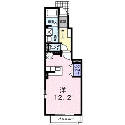 カーサ・フローラ 105【管理NO：1-014672301-01050】 ★家具家電は申し込み後に搬入します★ ★2026年10月上旬入居可能★の外観画像