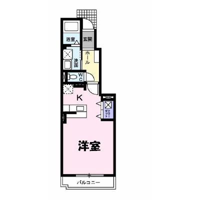 カーサ・フローラ 104【管理NO：1-014672301-01040】 ★家具家電は申し込み後に搬入します★の外観画像