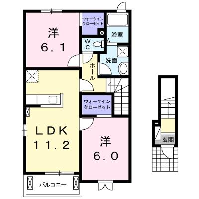 サニー鎗町Ⅵ 201【管理NO：1-020159301-02010】の外観画像