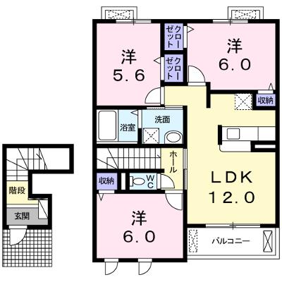 アルカンシエルさくら 202【管理NO：1-018998301-02020】 2026年07月中旬入居可能の外観画像