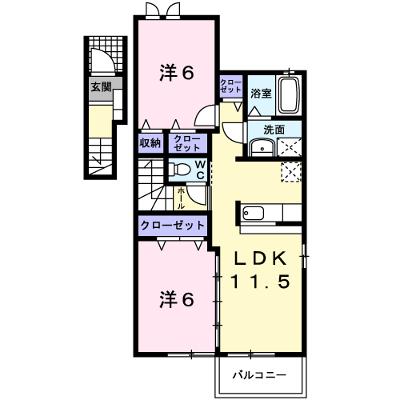 グリーンフォレストⅡ 201【管理NO：1-015110301-02010】 ★家具家電は申し込み後に搬入します★の外観画像