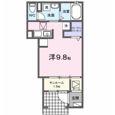 パークメゾンＲ８　Ａ 104【管理NO：1-028430301-01040】 ★家具家電は申し込み後に搬入します★の外観画像