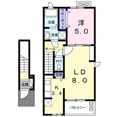 相馬アゴラ 202【管理NO：1-022201801-02020】 ★家具家電は申し込み後に搬入します★の外観画像