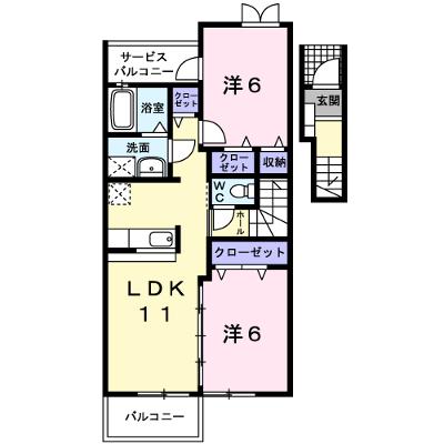 グリーンフォレストⅡ 202【管理NO：1-015110301-02020】の外観画像