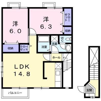 ガーデン・オブ・プリムローズＢ 201【管理NO：1-013214702-02010】 ★家具家電は申し込み後に搬入します★の外観画像