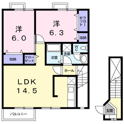 ガーデン・オブ・プリムローズＡ 202【管理NO：1-013214701-02020】 ★家具家電は申し込み後に搬入します★の外観画像