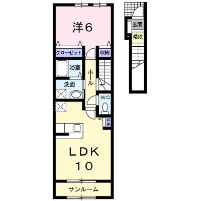 ガーデンヒルズ 203【管理NO：1-015818601-02030】 2026年07月上旬入居可能の外観画像