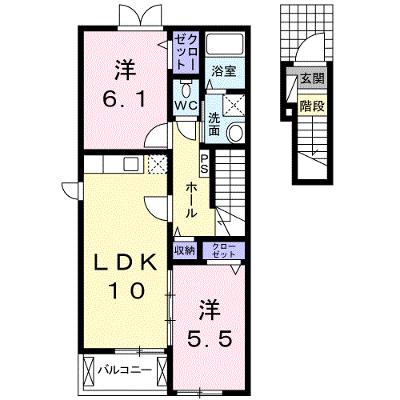 プロムナードＨ．Ｓ 204【管理NO：1-015906301-02040】の外観画像
