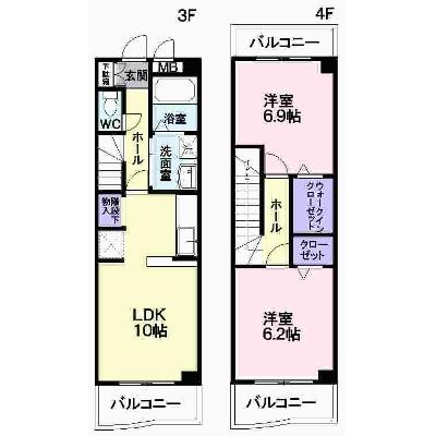 アビタシオンⅡ 305【管理NO：1-013442001-03050】 ★家具家電は申し込み後に搬入します★ ★2026年12月上旬入居可能★の外観画像