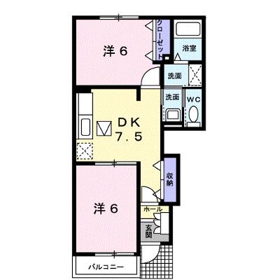 ヴィラ　ノーヴァＢ 212【管理NO：1-012853302-01020】 ★家具家電は申し込み後に搬入します★の外観画像