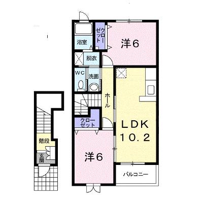 シュトラーセ羽入 202【管理NO：1-012578901-02020】 ★家具家電は申し込み後に搬入しますの外観画像