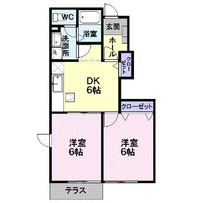 ジェントリー下条Ａ棟 104【管理NO：1-011611401-01040】の外観画像