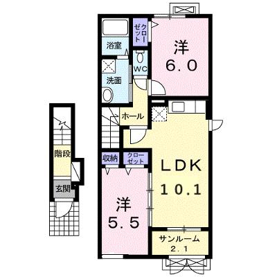 クヴェレ 204【管理NO：1-017449201-02040】 ★家具家電は申し込み後に搬入します★の外観画像