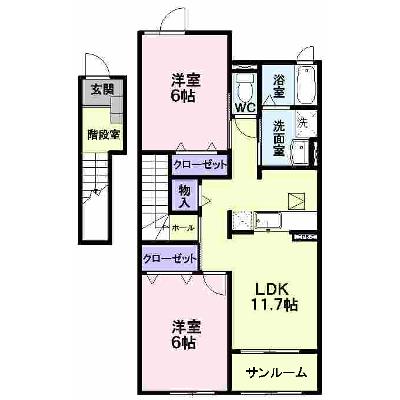スリーアロー　Ｂ 202【管理NO：1-016906802-02020】 2026年07月中旬入居可能の外観画像