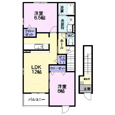 パルテール　ヒルズ 201【管理NO：1-013677301-02010】 ★家具家電は申し込み後に搬入します★の外観画像